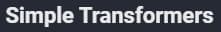 Simple Transformers logo