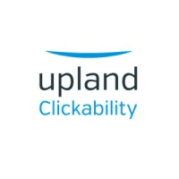 Clickability by Upland logo