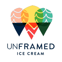 Unframed Ice Cream logo